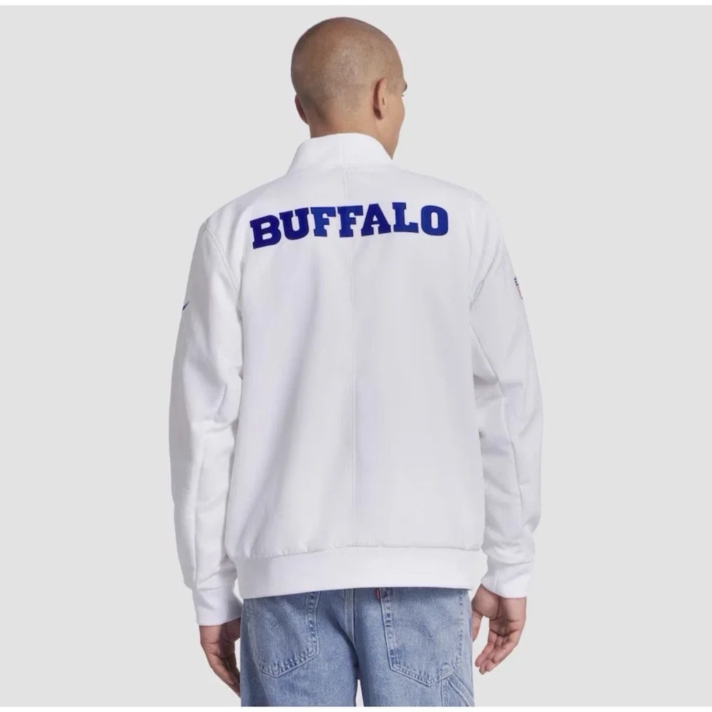 Buffalo Bills Nike 2025 Rivalries Sideline‎ Bomber Jacket Cold Front Full Zip XL